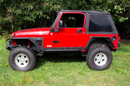 Fishbone Offroad Rock Slider with Tube Step for 2004-2006 Jeep Wrangler Unlimited FB23085