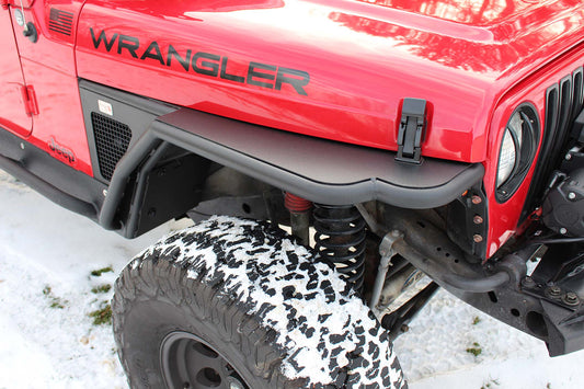 Fishbone Offroad 1997-2006 Jeep Wrangler TJ & Wrangler Unlimited LJ Front and Rear Tube Fender Set FB23029