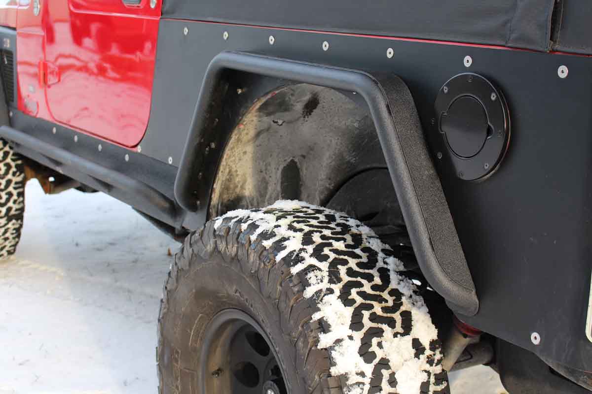 Fishbone Offroad Rear Tube Fender Set for 1997-2006 Jeep Wrangler FB23029R