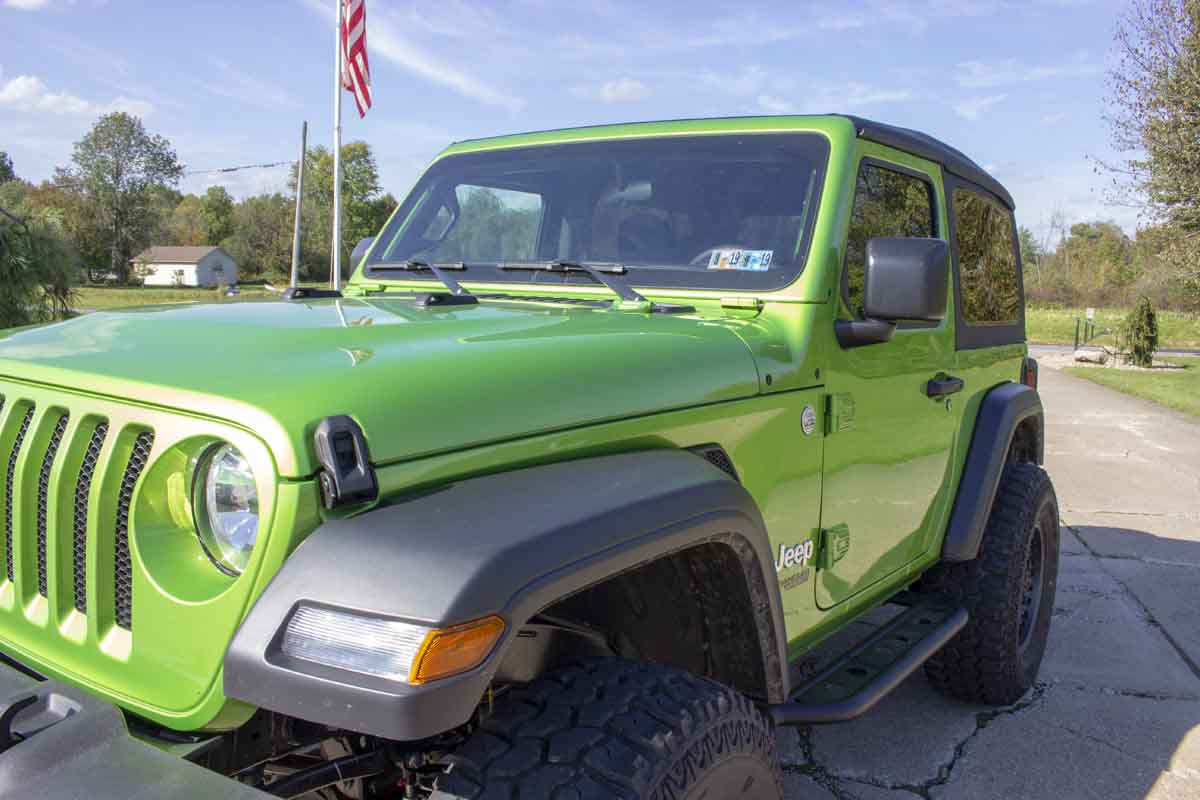 Fishbone Offroad Step Sliders For 2018-2027 Jeep Wrangler JL FB23084
