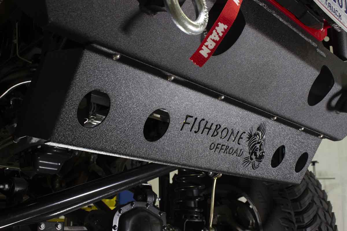 Fishbone Offroad Mako Front Bumper Skid Plate for 2018 & Up Jeep Wrangler/Gladiator FB23176