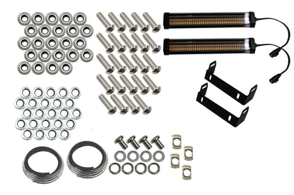 Fishbone Offroad 2018-Current Jeep Wrangler JL, JLU & 2020-Current Jeep JT Gladiator Aluminum Elite Front Fenders FB33455F