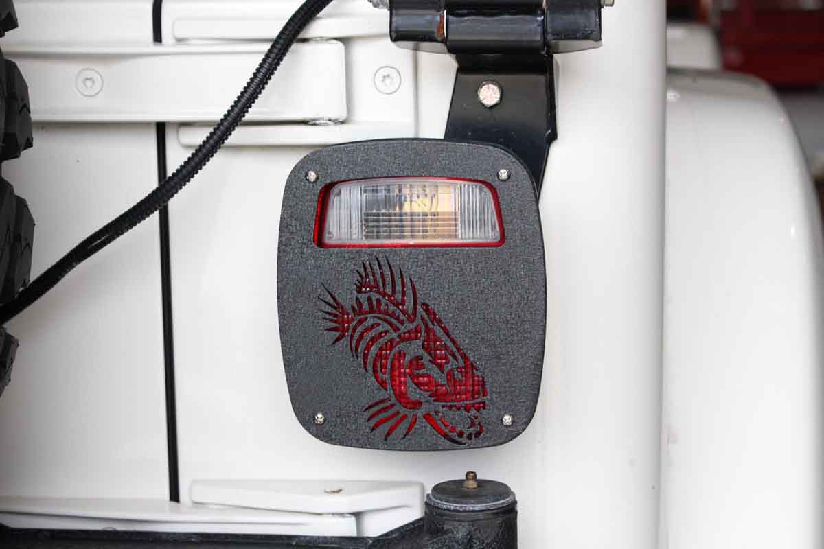 Fishbone Offroad Tail Light Covers for 1976-2006 Jeep CJ & Wrangler FB31044