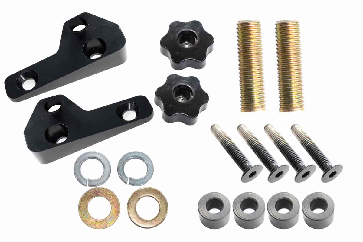 Fishbone Offroad Hi-Lift Jack Hood Mount for 2007 & Up Jeep Wrangler/Gladiator FB31317