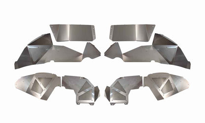 Fishbone Offroad 2018-Current Jeep Wrangler JL Raw Aluminum Inner Fenders - Legacy Model - Set FB33108