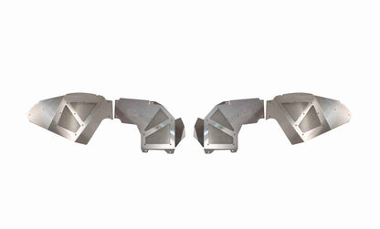 Fishbone Offroad 2018-Current Jeep Wrangler JL Raw Aluminum Inner Fenders - Legacy Model - Set FB33108