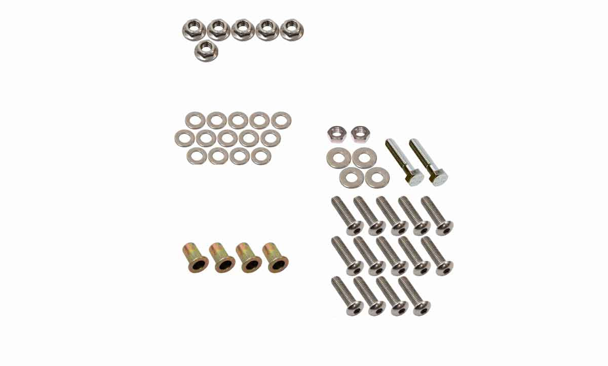 Fishbone Offroad 2018-Current Jeep Wrangler JL Raw Aluminum Inner Fenders - Legacy Model - Set FB33108