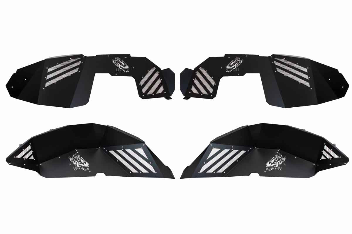 Fishbone Offroad Aluminum Inner Fenders For 2018 & Up Jeep Wrangler FB33193F