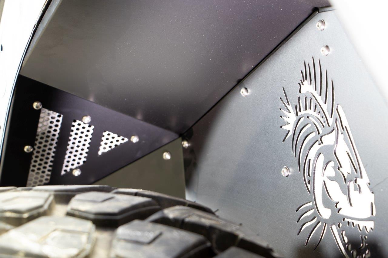 Fishbone Offroad RAW Aluminum Inner Fenders for 2018 & Up Jeep Wrangler/Gladiator FB33192F