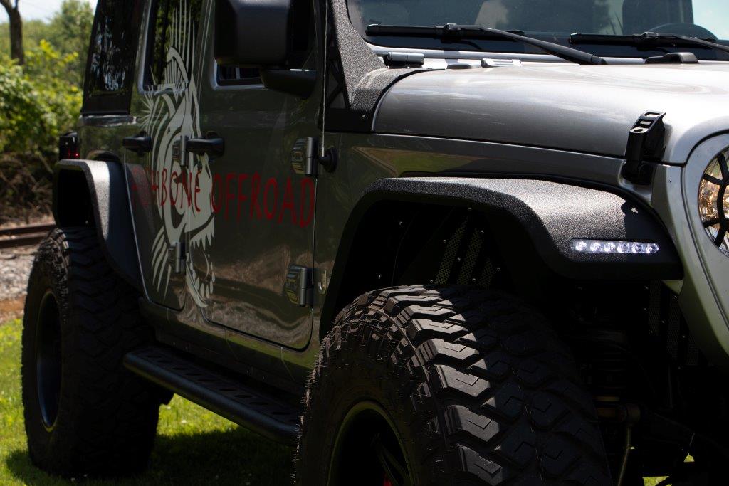 Fishbone Offroad Rear Steel Elite Fenders for 2018 & Up Jeep Wrangler JL FB23194R