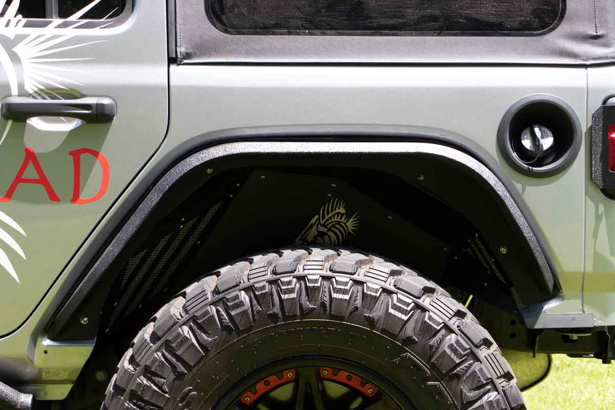 Fishbone Offroad Rear Steel Elite Fenders for 2018 & Up Jeep Wrangler JL FB23194R