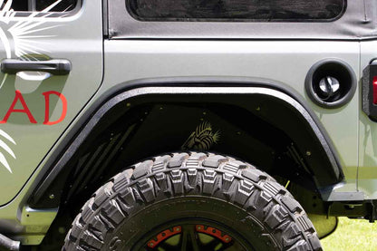 Fishbone Offroad Rear Steel Elite Fenders for 2018 & Up Jeep Wrangler JL FB23194R