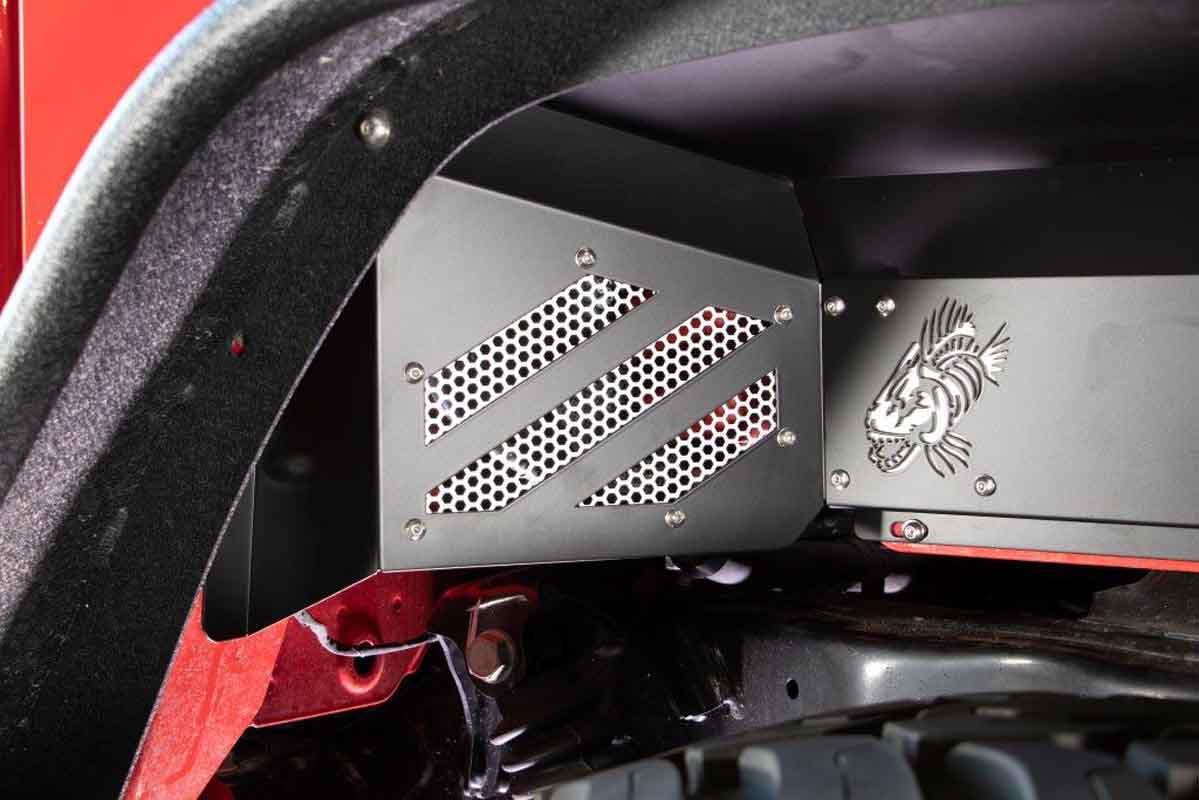 Fishbone Offroad Aluminum Rear Inner Fenders for 2020 & Up Gladiator JT FB33211R