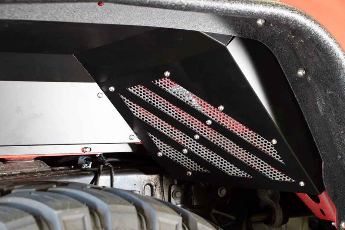 Fishbone Offroad Aluminum Rear Inner Fenders for 2020 & Up Gladiator JT FB33211R