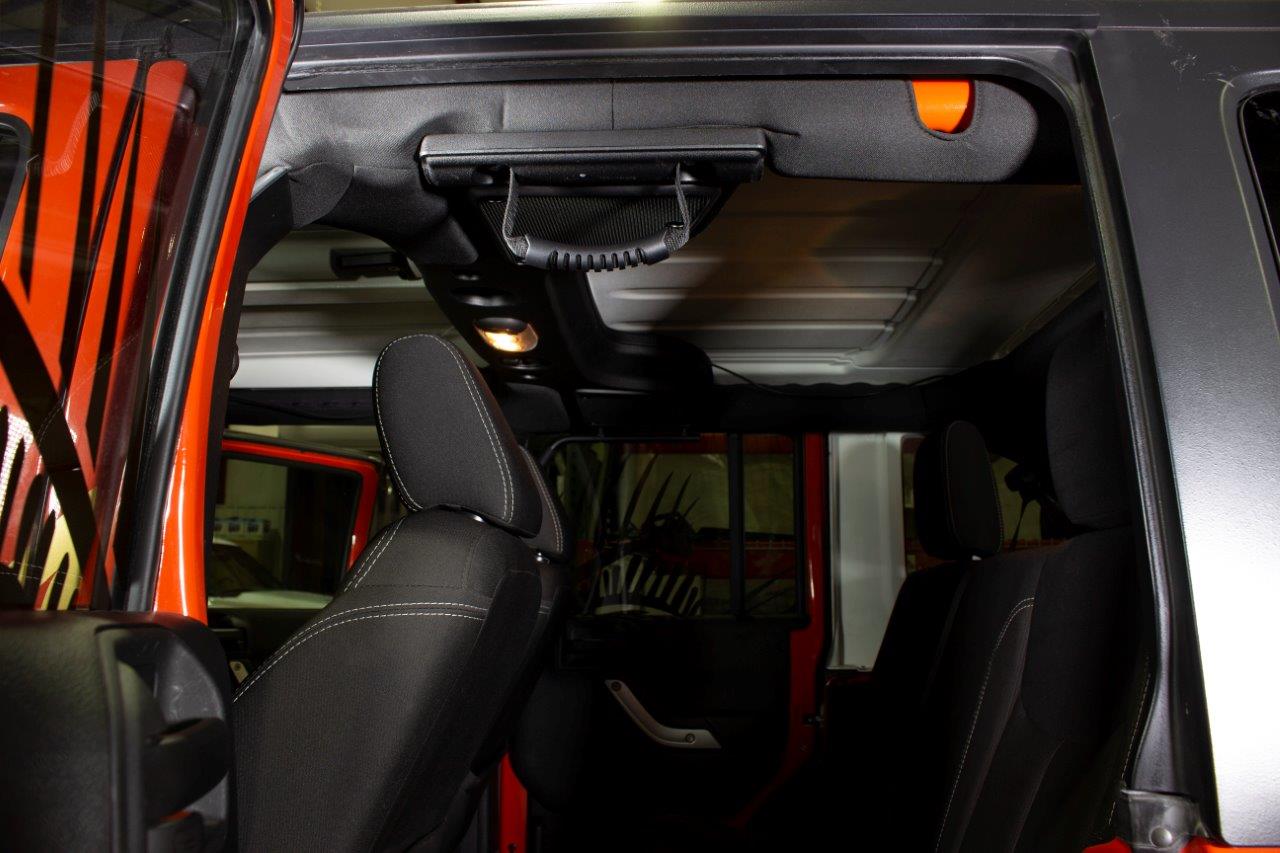 Fishbone Offroad Black Grab Handles for 2007-2018 Jeep Wrangler FB55151