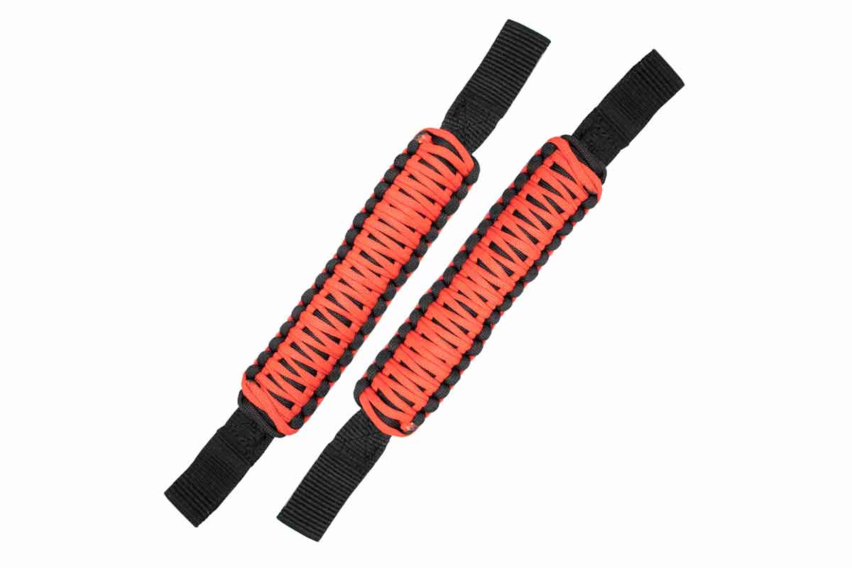 Fishbone Offroad Red Paracord Grab Handles for Head Rest FB55282