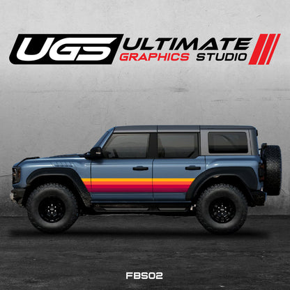 Ford Bronco Retro Graphics Full Color Kit