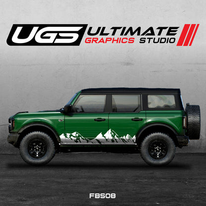 Ford Bronco Mountain Side Graphics