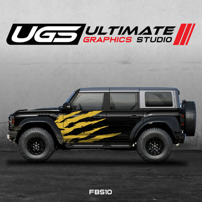 Ford Bronco Scratch Side Graphics