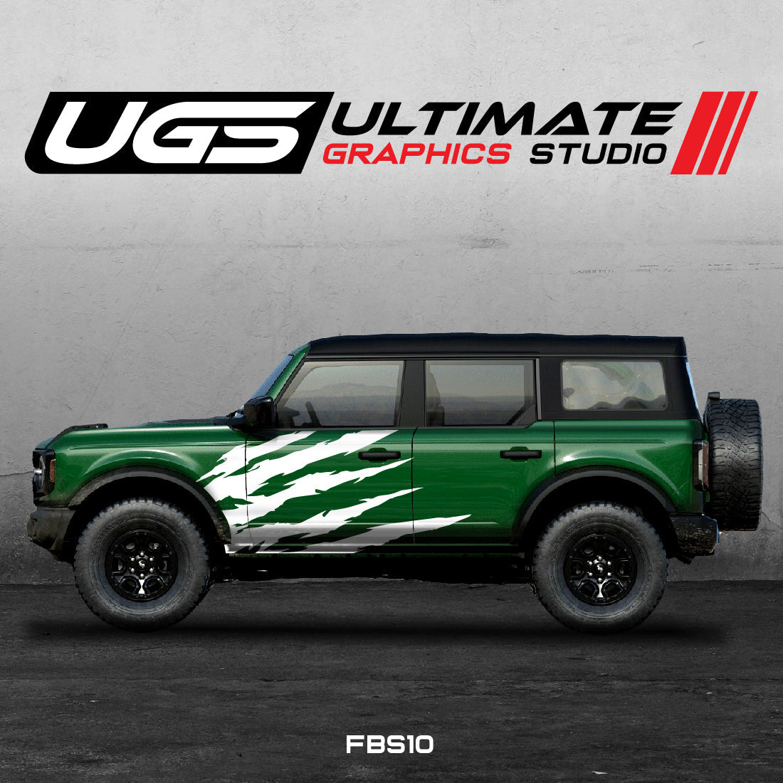 Ford Bronco Scratch Side Graphics