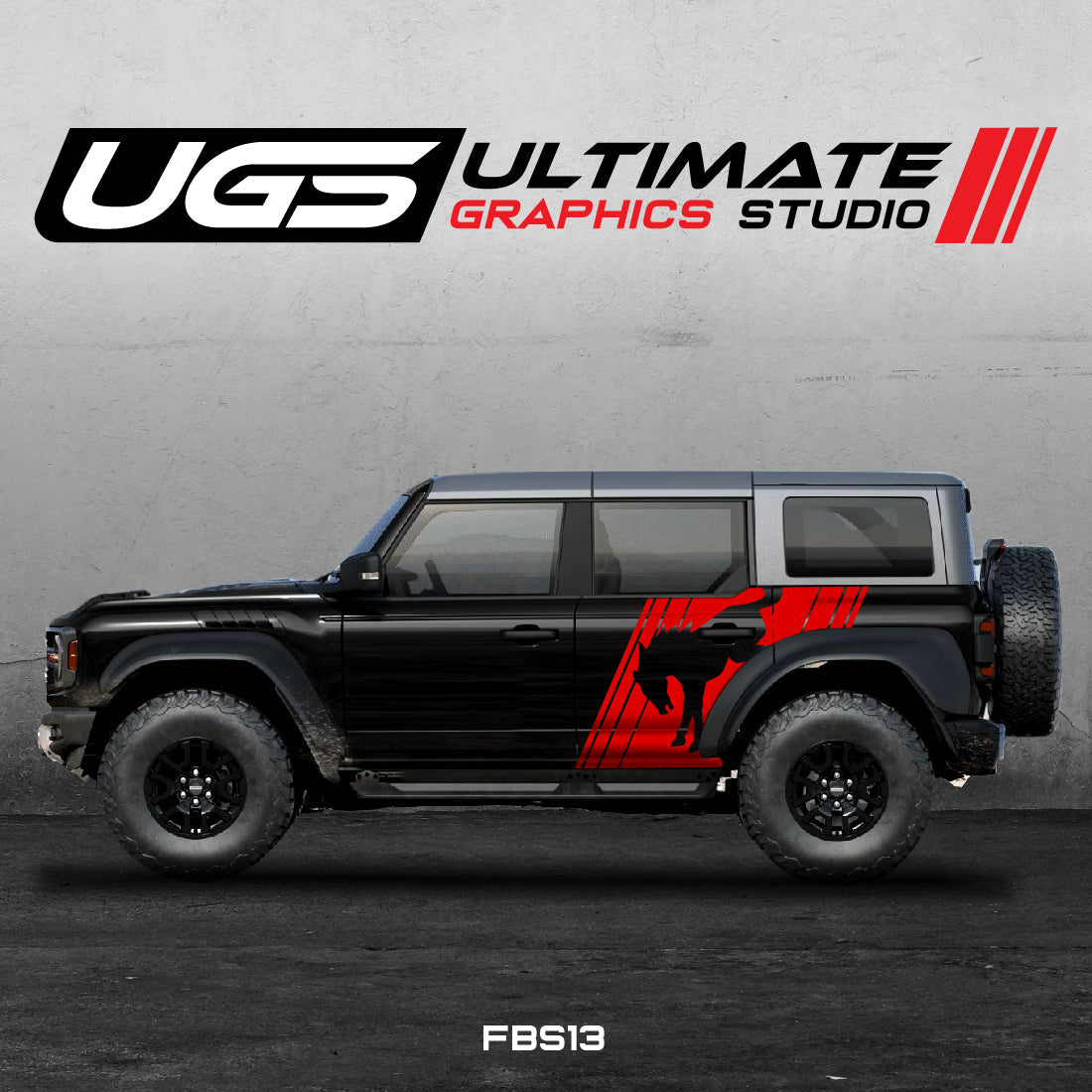 Ford Bronco Side Logo Graphic