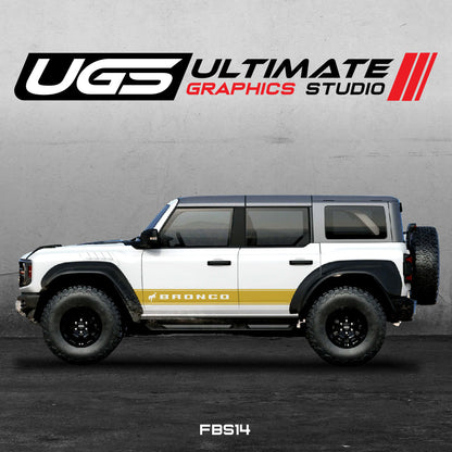 Ford Bronco Side Stripe Graphics