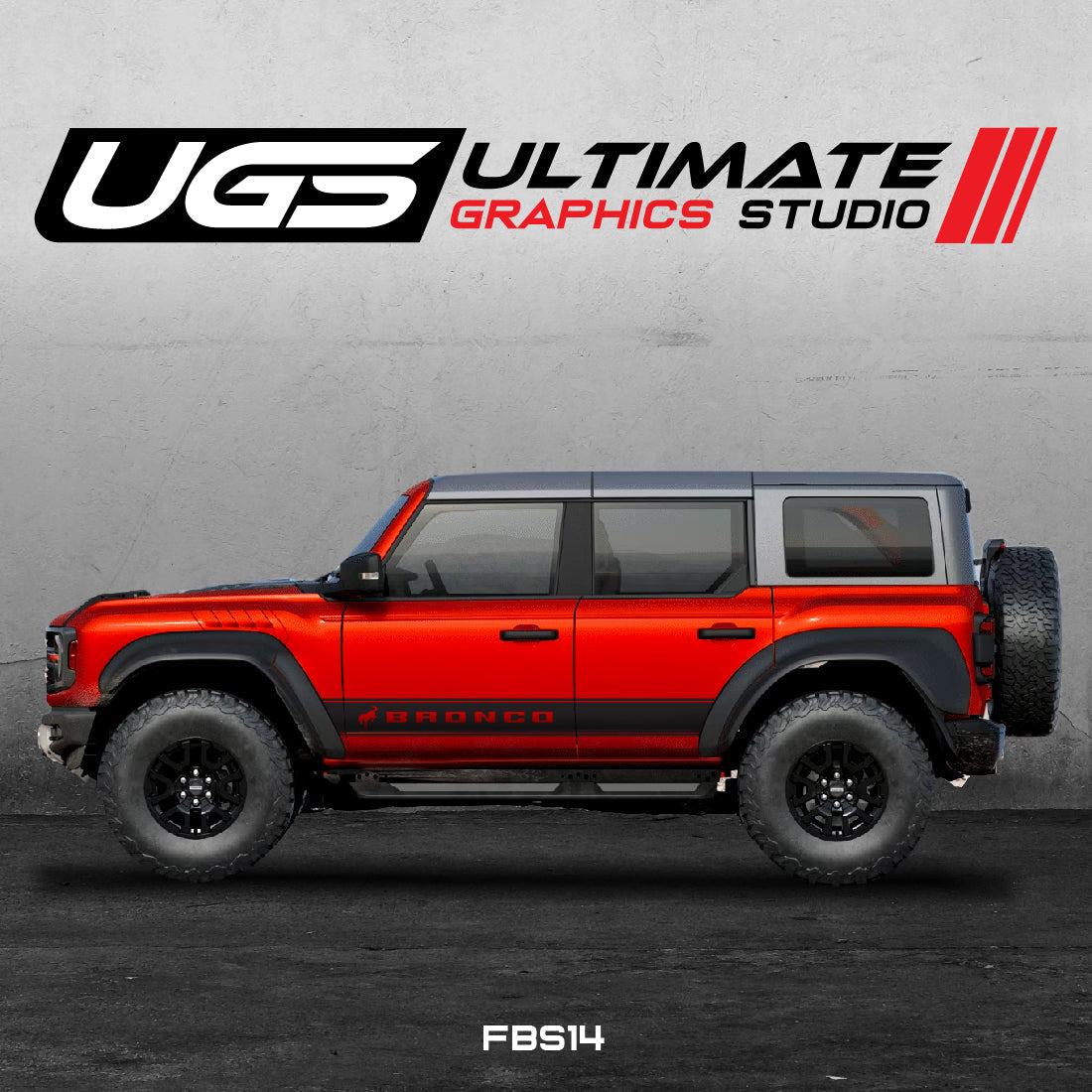 Ford Bronco Side Stripe Graphics