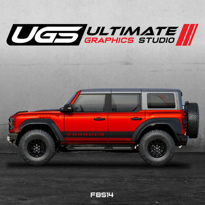 Ford Bronco Side Stripe Graphics