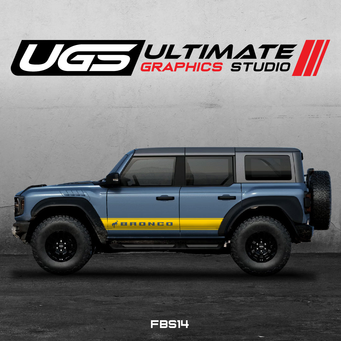 Ford Bronco Side Stripe Graphics
