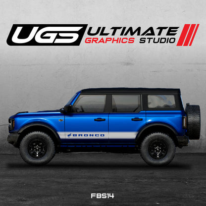 Ford Bronco Side Stripe Graphics