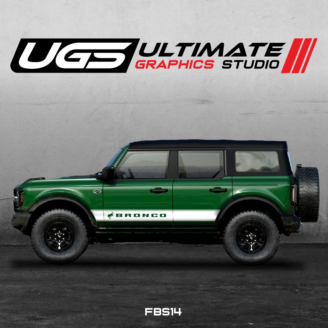 Ford Bronco Side Stripe Graphics