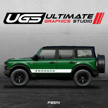 Ford Bronco Side Stripe Graphics
