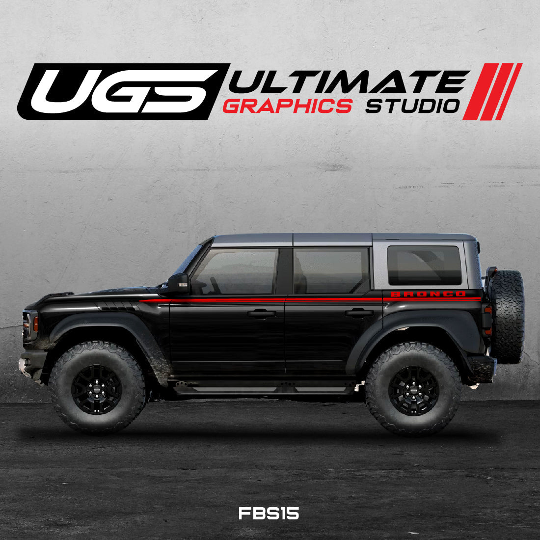 Ford Bronco Side Stripe Decal