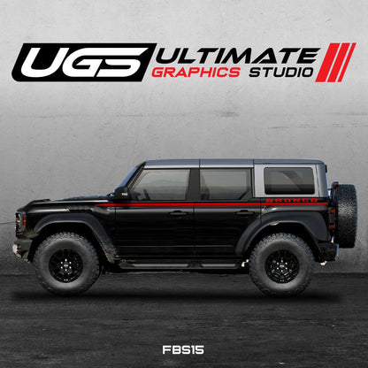 Ford Bronco Side Stripe Decal