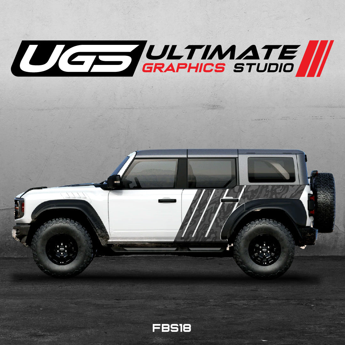 Ford Bronco Printed Graphics Kit