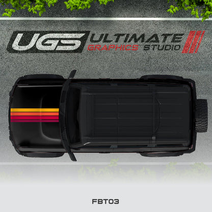 Ford Bronco Top Retro Stripe