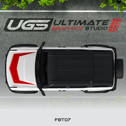 Ford Bronco Hood Graphics 1 Color