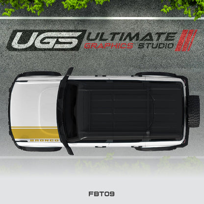 Ford Bronco Hood Stripe 1 Color