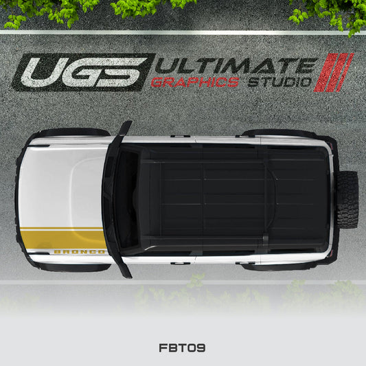 Ford Bronco Hood Stripe 1 Color