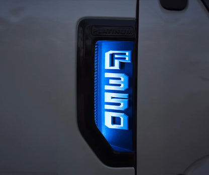 2017-2022 SuperDuty LED Fender Badge Kit