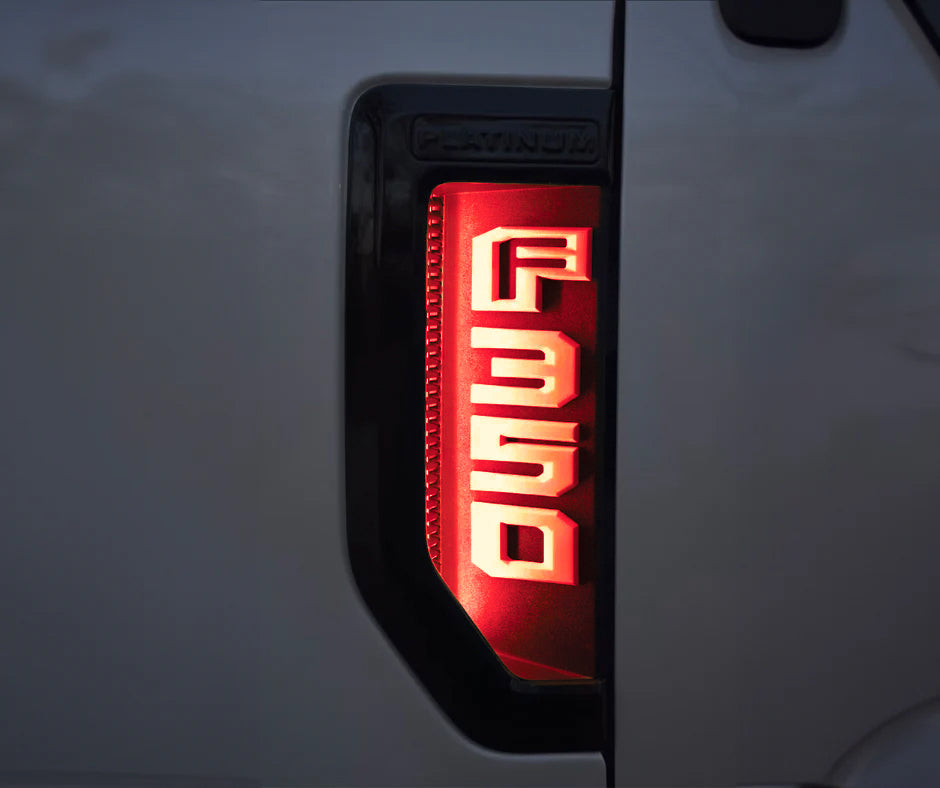 2017-2022 SuperDuty LED Fender Badge Kit