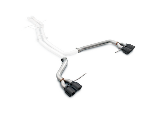 AWE Tuning Track Edition Exhaust System for Porsche Macan S / GTS / Turbo - Diamond Black 102mm Tips 3020-43040