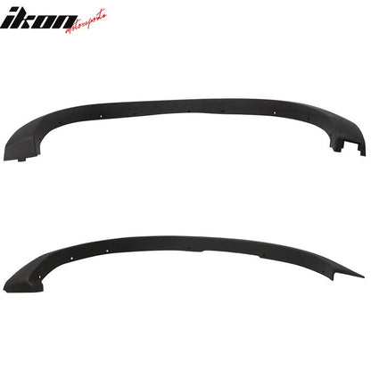 2009-2018 Dodge Ram 1500 Unpainted Black Fender Flares PP 4PCS