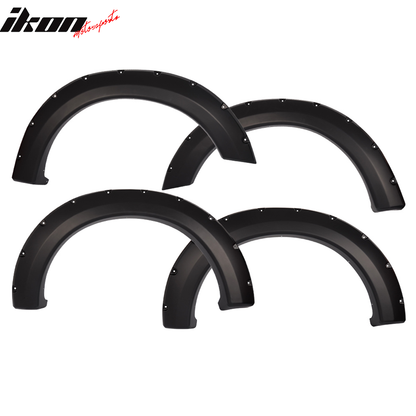 2004-2008 Ford F-150 Mark LT Pocket Rivet Style 4PCS Fender Flares PP
