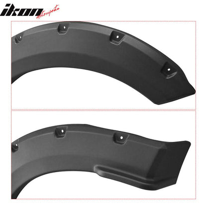 2015-2017 Ford F-150 Black Wheel Fender Flares Cover Body Kit