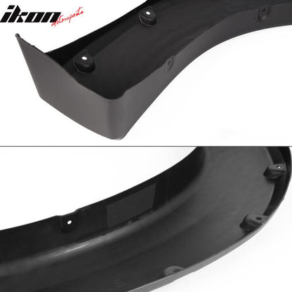 1999-2007 Ford F250 350 Super Duty Black Fender Flares Set PP 4PCS