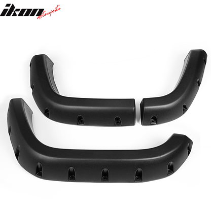 1984-2001 Jeep Cherokee XJ Pocket Rivet Black Wide Fender Flares PP