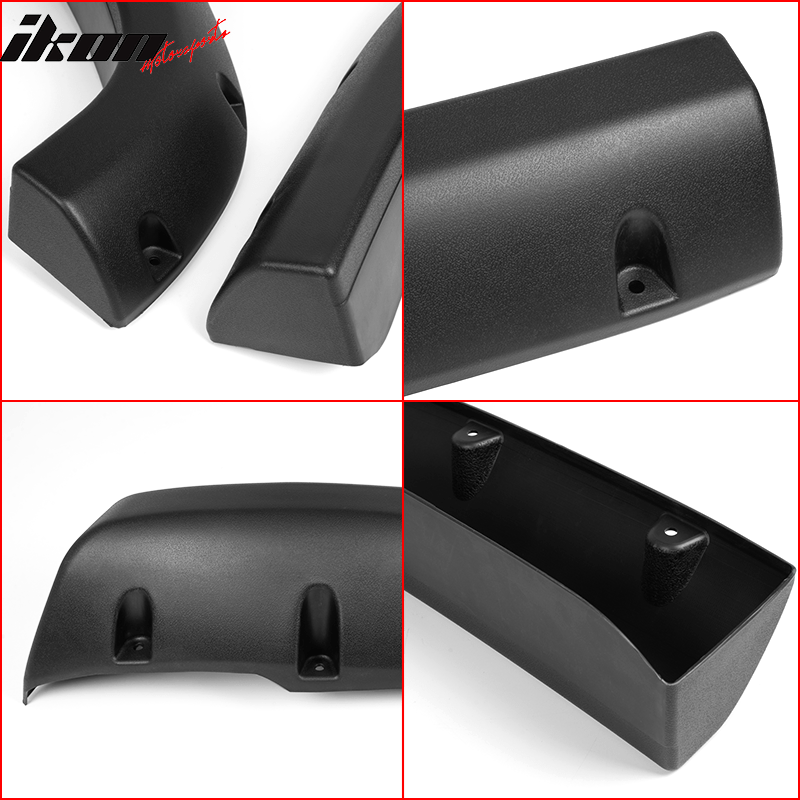 1984-2001 Jeep Cherokee XJ Pocket Rivet Black Wide Fender Flares PP