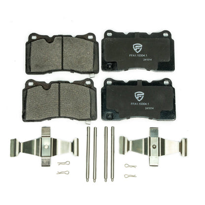 FactionFab V2 Front Brake Pads - 2003-2015 Mitsubishi Lancer EVO