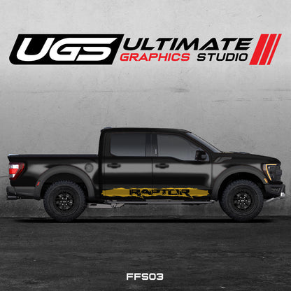 F-150 Raptor 1 Color Side Graphics